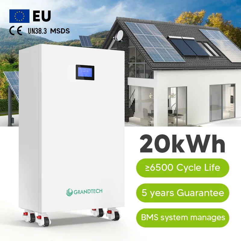 Disponibilità in UE: batterie al litio LiFePO4 da 10 kWh, 15 kWh, 16 kWh, 20 kWh e 30 kWh, da 200 Ah o 314 Ah, 51,2 V, 20 kWh con BMS e inverter ibrido