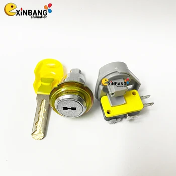 high quality metal Key In /Out Lock Credit Lock For Video Fish Table Arcade Games Machines