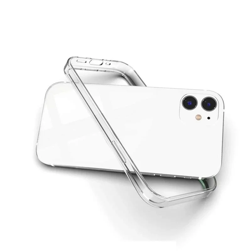product slim transparent silicone bumper for iphone 15 pro max and for iphone 17 pro max soft edge anti knock protection phone case-2