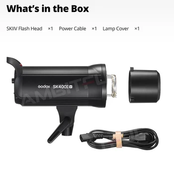 Godox SK400IIV SK400II-V 2.4G X System Professional Compact Studio Flash Camera Flash Lights for Studio Photography product image