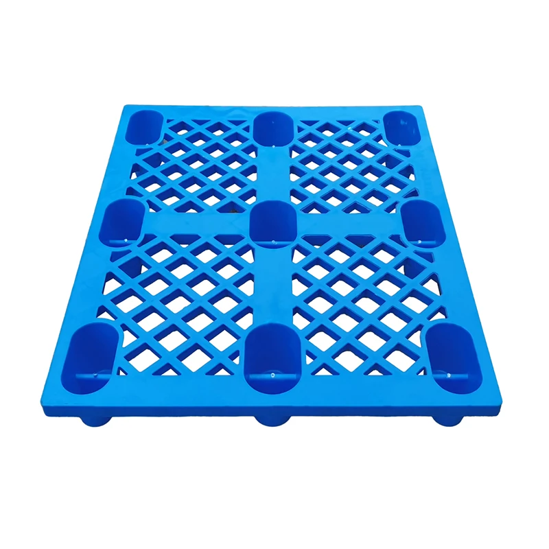 1200mm*1000mm*135mm 4 way entry 9 runners turnover use large plastic stacking pallet for sale