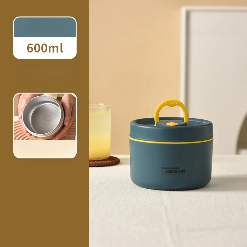 Custom Made Microwave Safe Cute Design 600ml Thermos Food Container