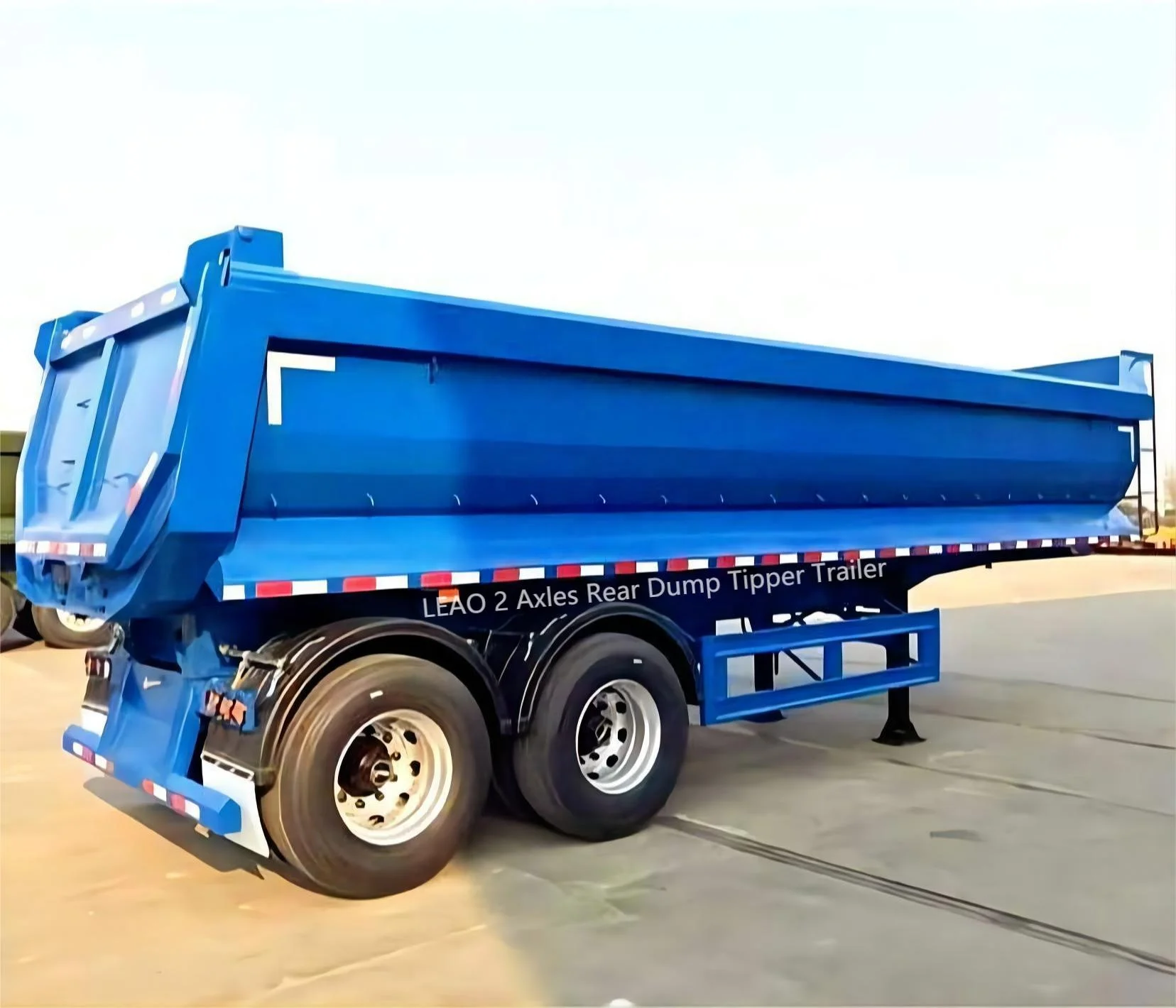 Heavy Duty Rear Tipper Dump-Trailer End Dump Semi Truck Trailer With ...