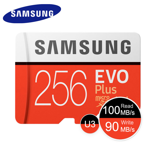 SAMSUNG карта памяти micro SD, класс 10, 32 ГБ, 64 ГБ, 128 ГБ, 256 ГБ, 16 ГБ