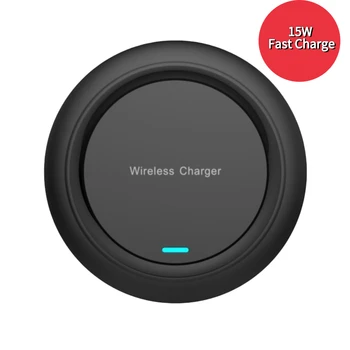 2022 New Fast Charging 10W 15W Portable QI Wireless Charger Cell Phone Charging Pad Battery Charger For iPhone For Android