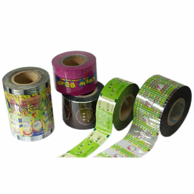 Customized Packaging Roll Printing Laminated Food Film Aluminum Foil Roll For Food