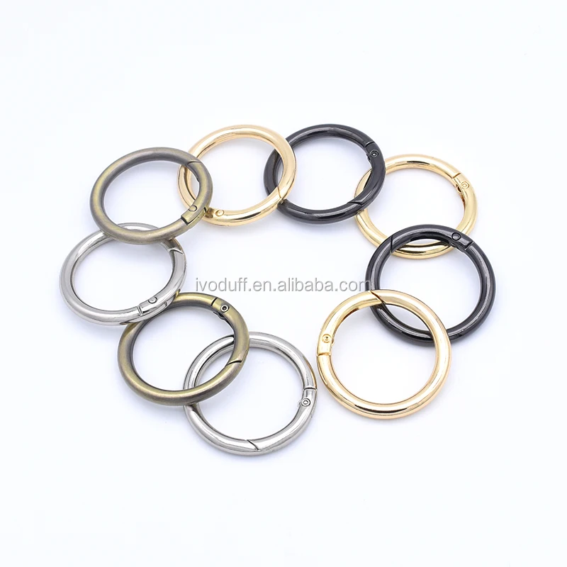 Ivdouff Supply Spring Gate Ring Metal Handbag Spring O Rings