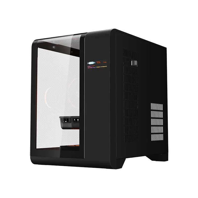 Cross Border Integrated Curved Tempered Glass Realtime Digital Display Water-Cooled ATX aperçu 4