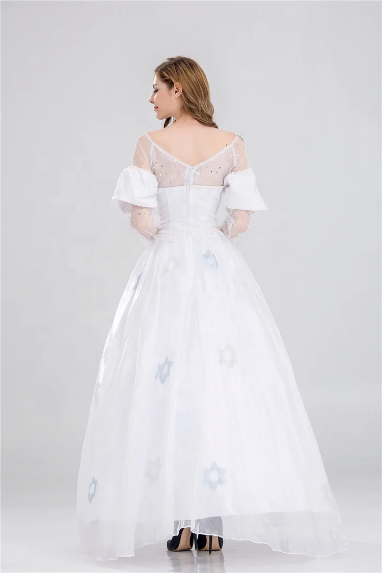 formal alice in wonderland dresses Women Dress White Queen Costume alice in wonderland theme dress