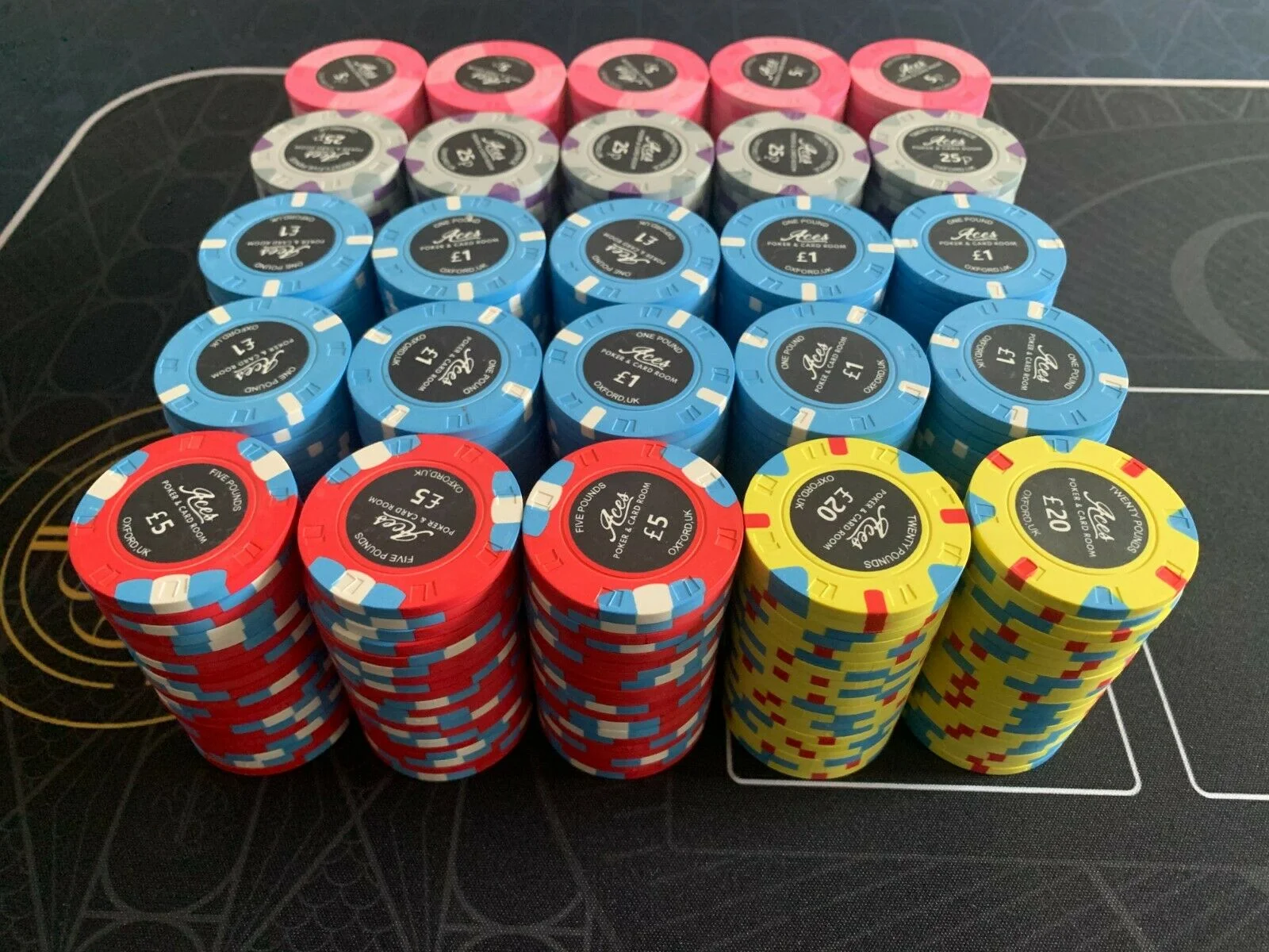10G 39MM Ceramic Poker Chip Sublimation on Bothside