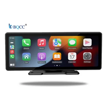 BQCC 10.26" HD IPS Screen Portable Car MP5  Wireless or Wired Carplay Android Auto Car Stereo USB BT Mirrorlink Car Player B5303