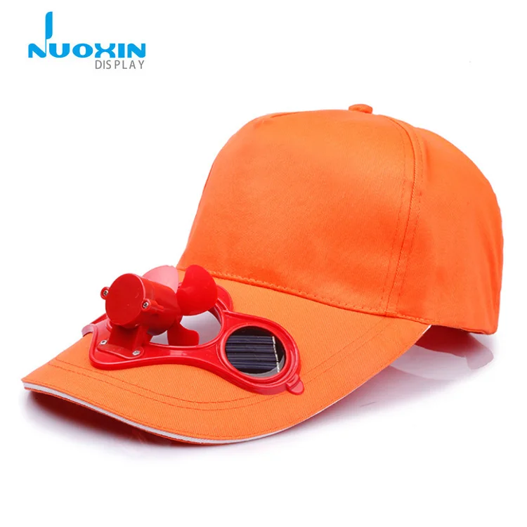 Hot Selling Custom Cooling Solar Powered  Fan Hat in the Summer