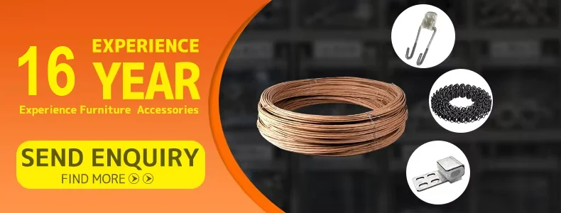 Fornecimento de estofados Kit de reparo de molas para sofá Mobiliário Molas 40 Clips de arame elétrico 16 Gauge 20ft Arame envolto em papel 13
