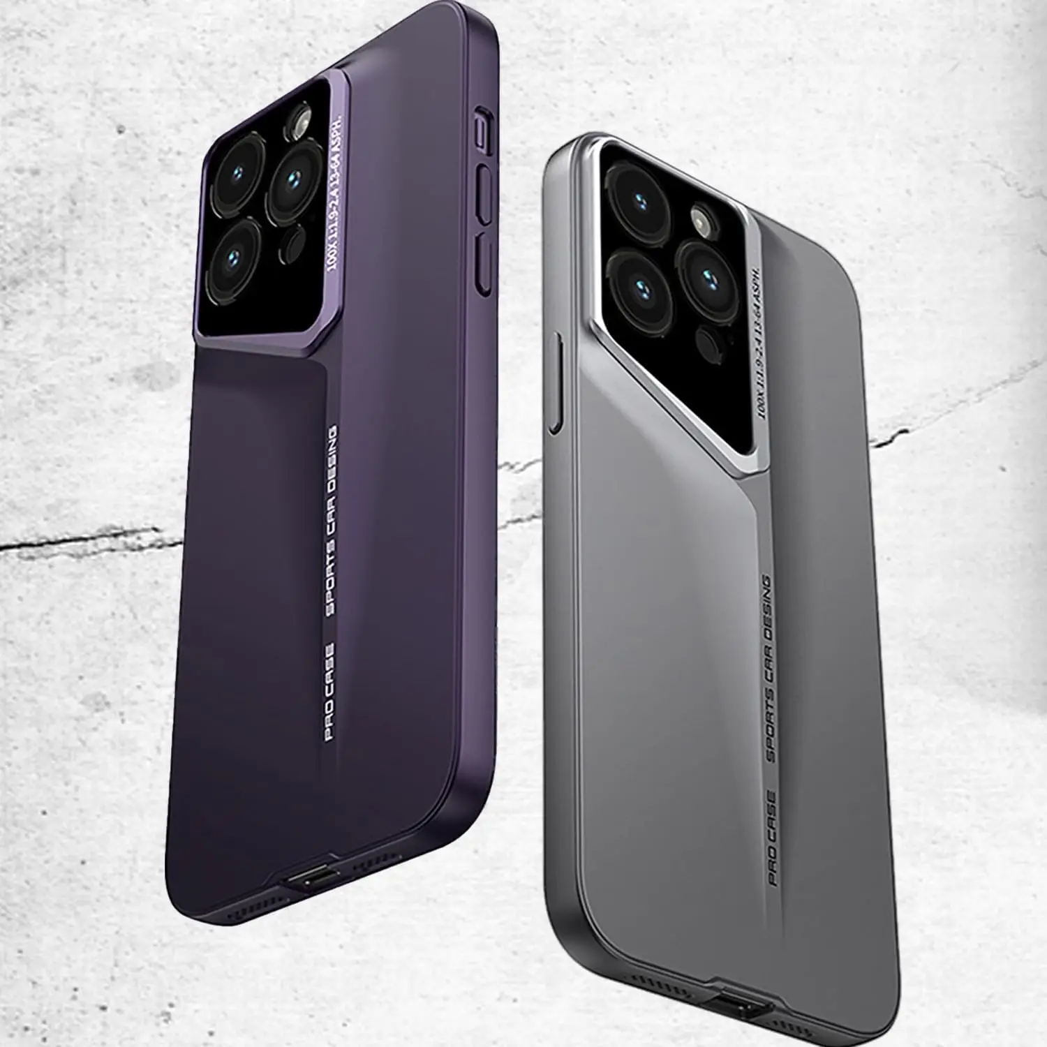 Slim Fit Exquisite Personality Cool Shockproof Wireless Charging Phone Cover for iphone 14 15 16 Pro Max case