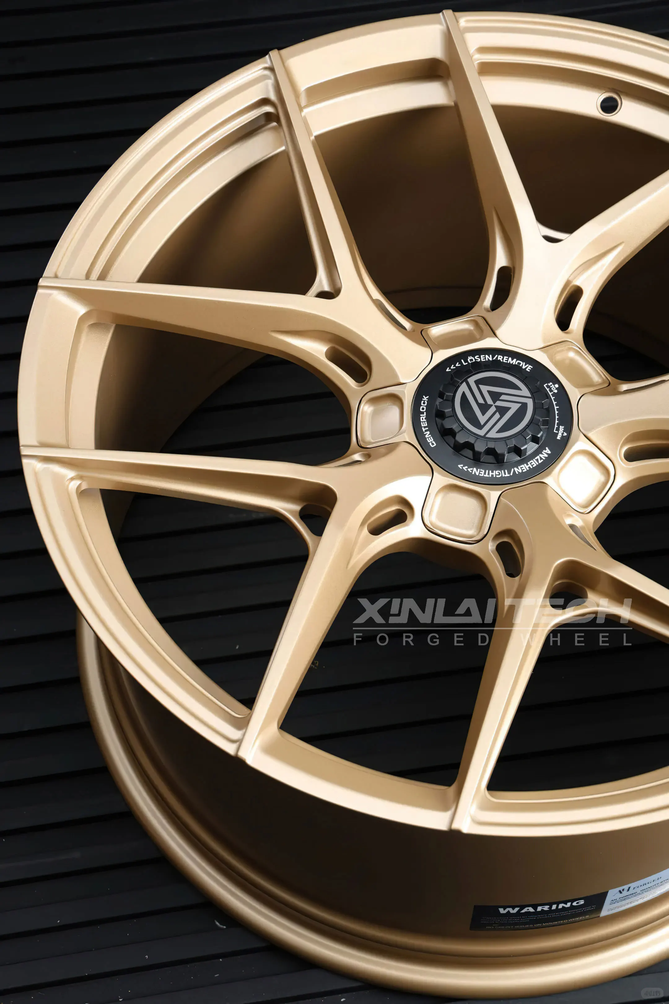 XL Aluminium Alloy Bronze Finished 1-piece Monoblock Custom Forged Wheels Deep Concave 5x120 5x112 5x114.3 Racing Car Wheel - Image 3