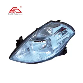 Black Head Lamp Headlight Auto Headlamps Headlights Head Light Lamps Car Headlamp Headlight For Nissan Tiida 08-10