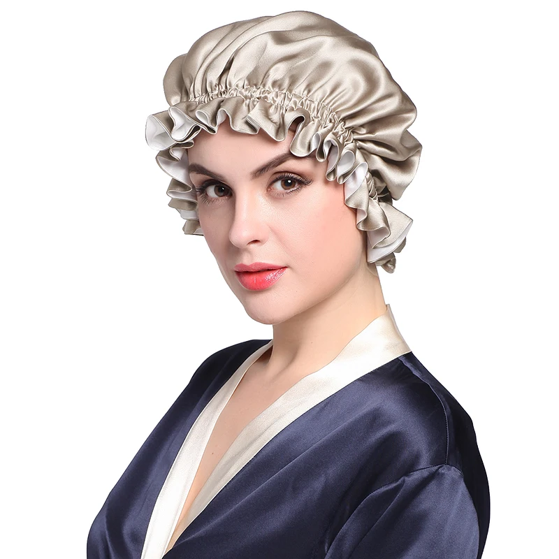 100 Pure Mulberry Silk And Pillow Case Set Sleep Cap Women Wraps Hair Turban Silk Hair