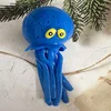 Pulpo azul que absorbe agua