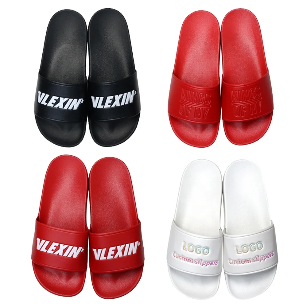 Cheap Rubber Colourful Inspired Pink Custom Unisex Beach Pvc Sneaker Eva Kids Sandalen Hausschuhe Slides Sandals for Men
