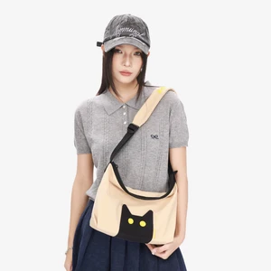 NOXXON New Designs Casual Crossbody Sling Bag Custom Women's Messenger Bags Cat Pattern Shoulder Bag for Girls
