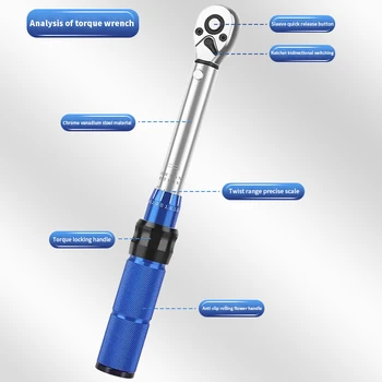 1/2-inch 20-210N-m pre adjusted torque wrench for automotive repair, tire screws, cylinder head screws, disassembly tool