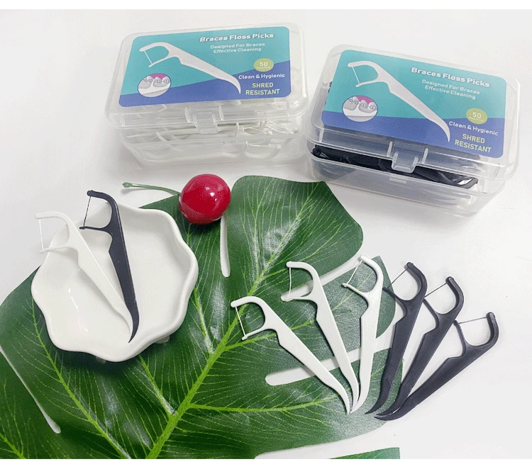 Richsource 50 Count Dental Ortho Floss Picks Braces Orthodontic Flossers Buy Braces