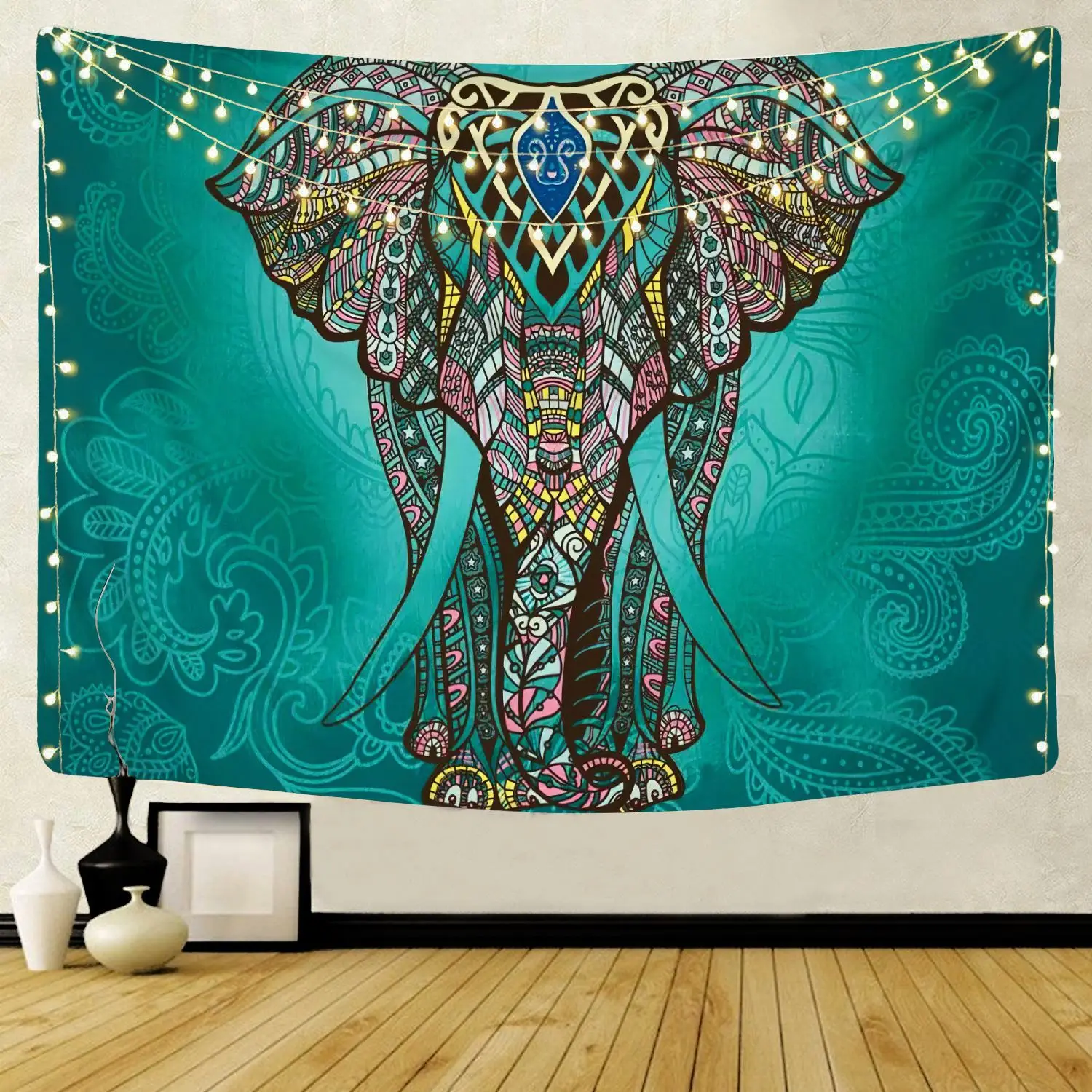 indian hanging wall tapestry mandala fabric