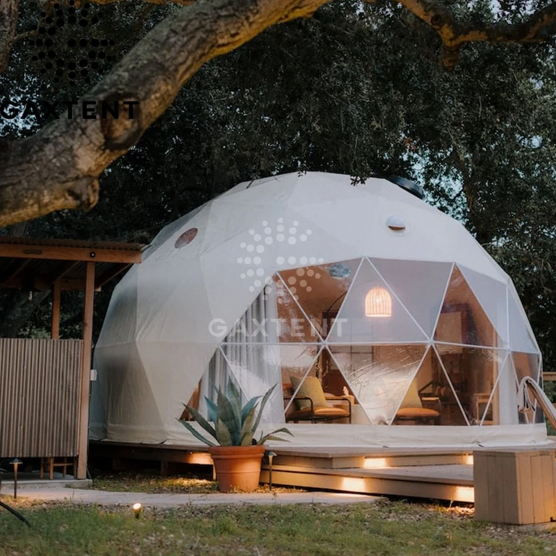 Dome House Tipi Event Tent Glamping Aluminum Igloo for Indoor Use Glass  Type Geodesic for Camping and Sphere Type on Sale