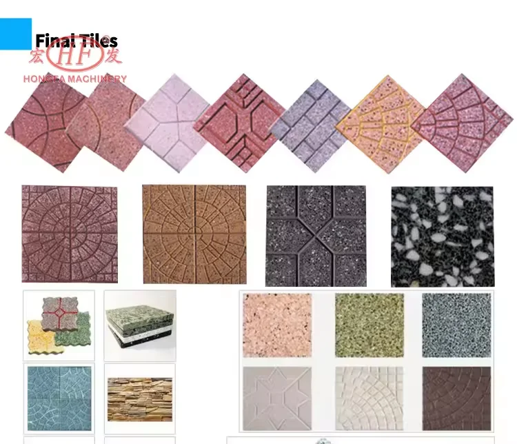 Automatic Floor Tiles Making Equipment - Terrazzo Tiles