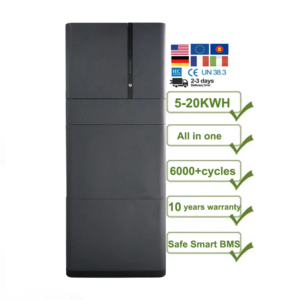 All in One 3 Phase Three Single Battery 5kw 10kw 20kw All-in-one Lithium Ion 5kva Solar Inverter and Lifepo4 Battery System