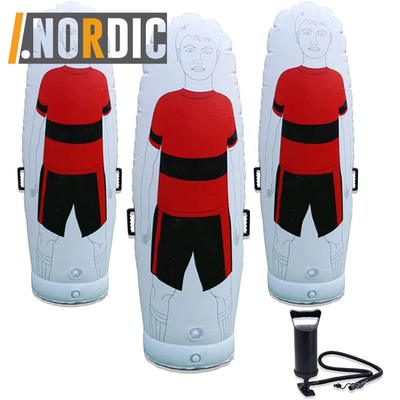 Soccer Inflatable Dummy Set Free Kicks Air Mannequin Wall Soccer