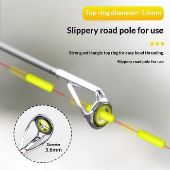 Ultra-short Mini Portable Telescopic Carbon Fishing Rod with Large Guide Ring 8 Sections Soft Tune for Stream Use – Soft Lure – view 5