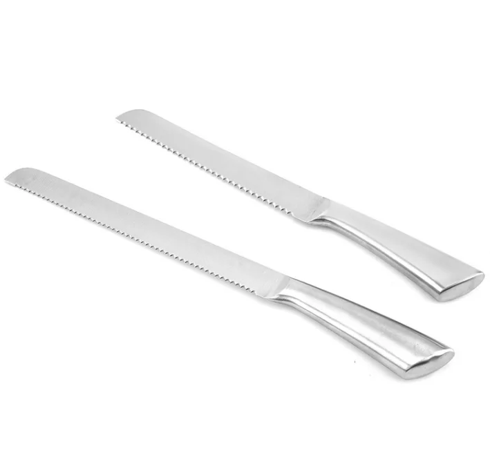 High Quality Stainless Steel Multiple Serrated Bread Knife With Hollow