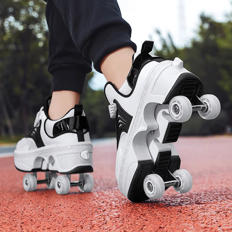 Kids' 4-wheel Roller Skate Shoes For Outdoor Fun Oem