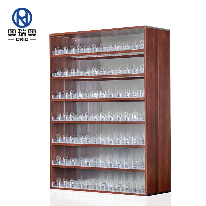 Présentoir à cigarettes électrique, en aluminium, avec repousse-tabac,  étagère pour magasin et vente au détail