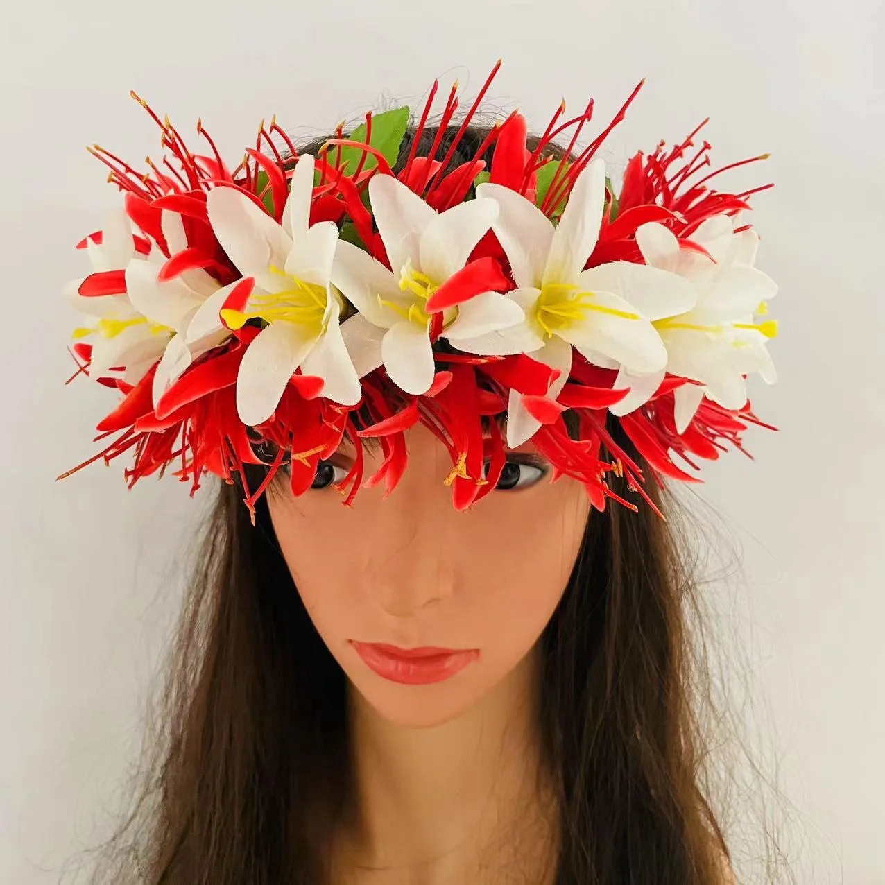kobune 髪飾り hawaii Hawaiian Haku Lily Flowerhair Clip - Perfect for Parties