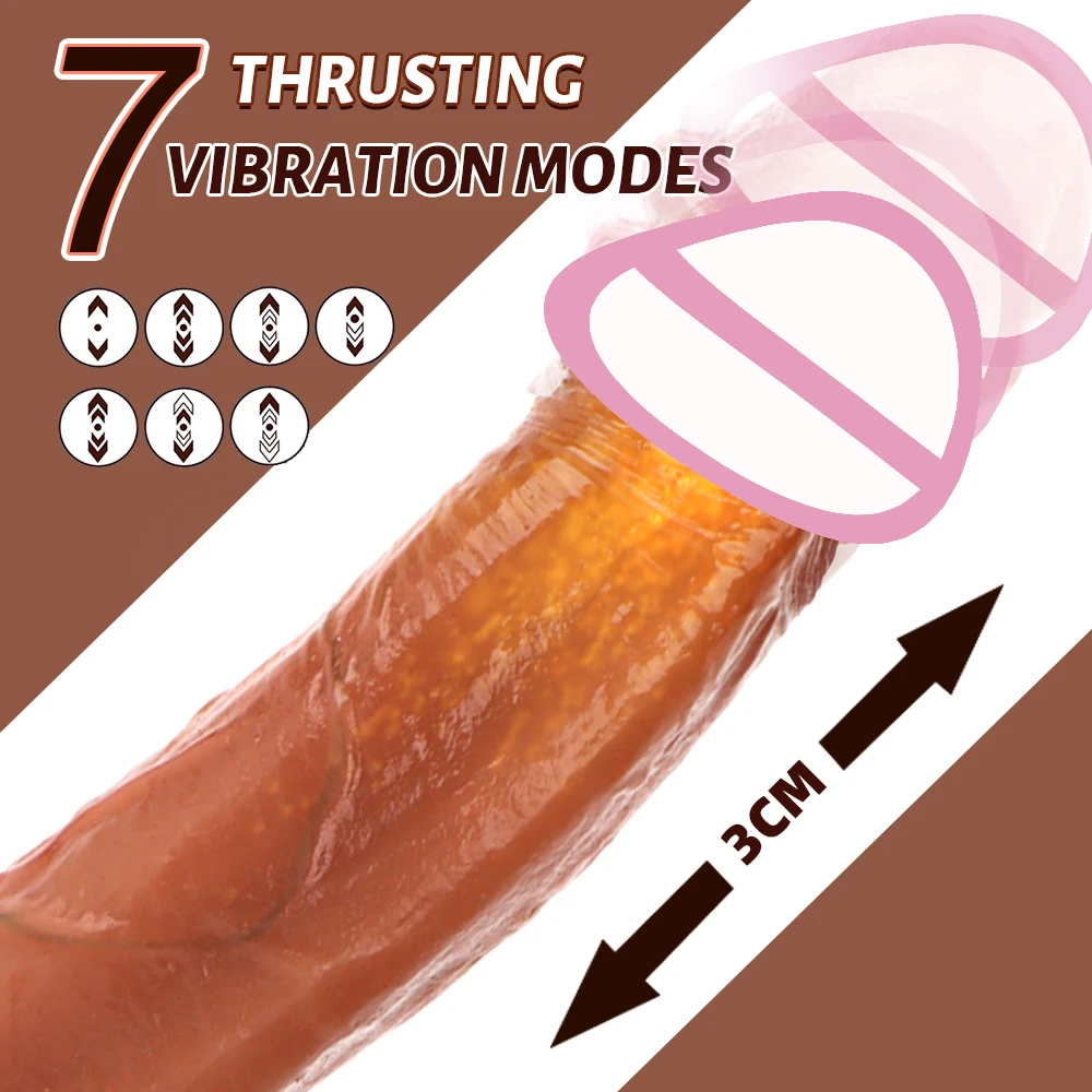 Wireless Remote Control Huge Dildos Suction Cup Penis Intimacy Big Realistic Dildo Vibrator Sex Toys for Adult Women