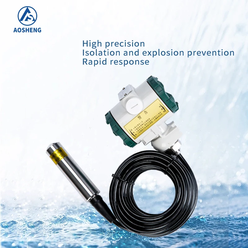 AOSHENG RS485 modbus аналоговый погружной датчик уровня топливного бака 5