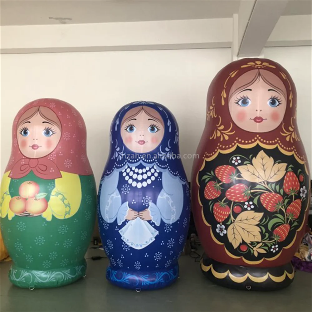 Giant Inflatable Matryoshka Dolls Cartoon Model