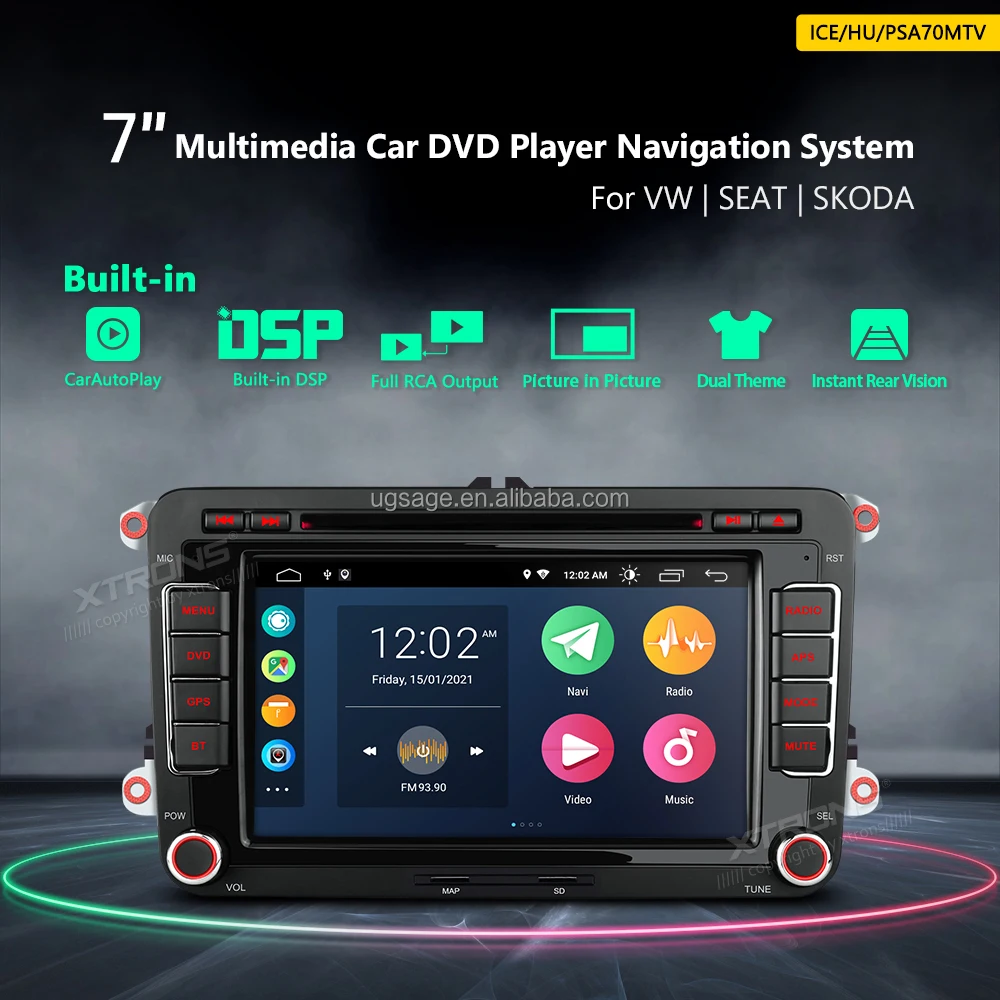 Xtrons 7 Androidラジオオーディオメディアカーgpsナビゲーション Skoda Fabia Yeti Superb 有線carautoplay内蔵 Buy アンドロイド7インチカーステレオ 2 Din Androidのカーラジオgps 車のビデオandroidのdvdプレーヤー Product On Alibaba Com