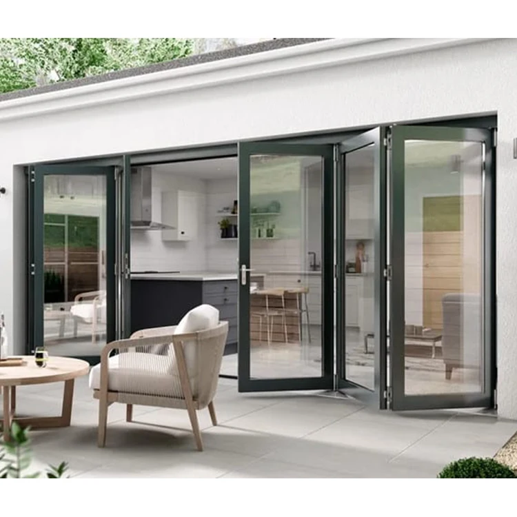 Interior and Indoor Concertina Doors with Soundproof Anti Impact and Thermal Insulation
