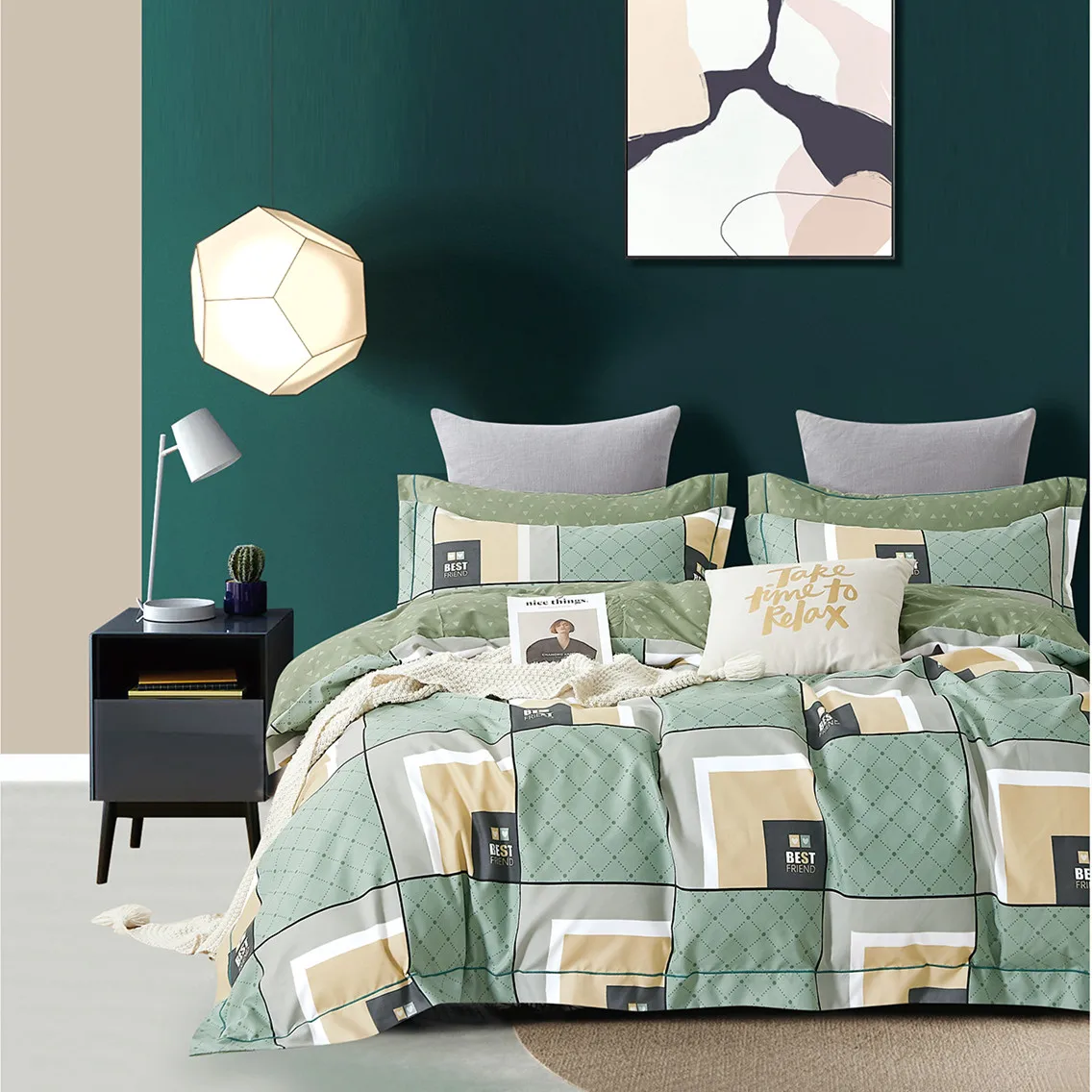 Dormitorio decorativo uds juego de sábanas ajustables cómodos