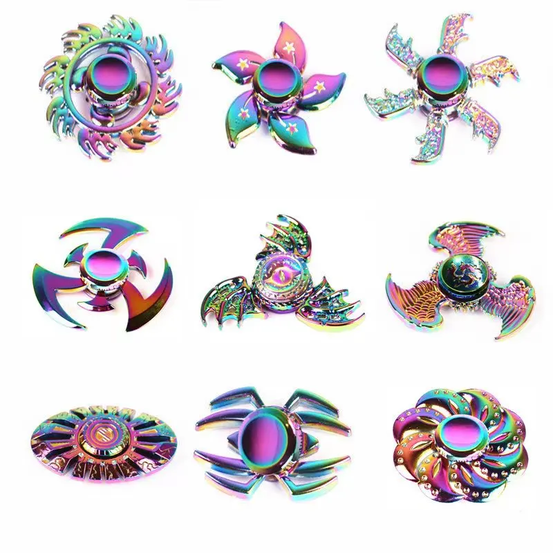 2024 New Design Factory OEM Metal Cog Fidget Spinner Metal Hand Toy Fidget Spinner for Adults and Kids Metal Fidget Spinner