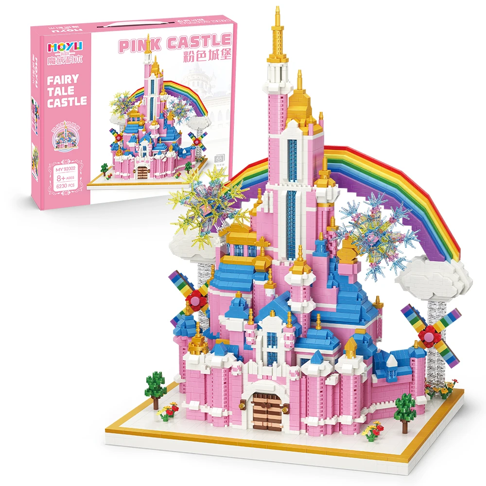 My Moc World Famous Building Eiffel Tower The Great Wall Decoration Building Block Brick Plastic Toy gift for kids adult