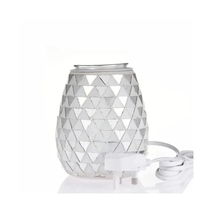 silver mosaic aroma lamp