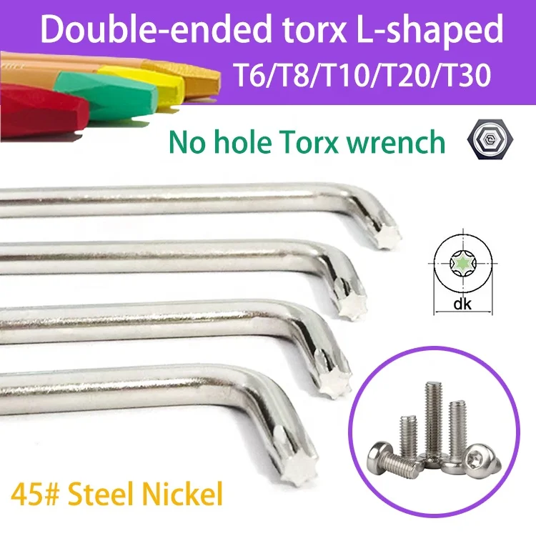 Lshaped Hexagon Wrench Allen Key Single Hexagon Key Set Hexagon L Key