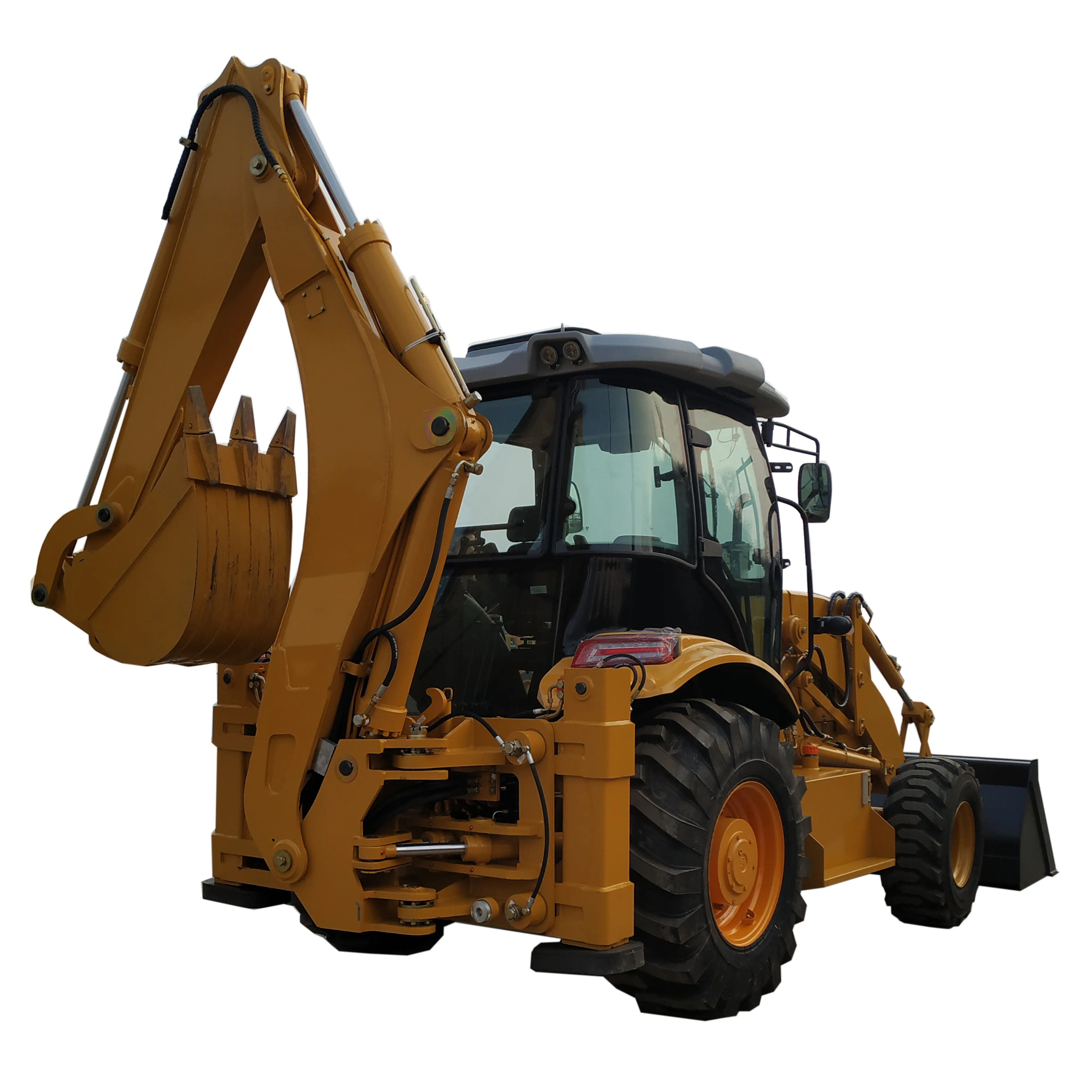 VIFT Factory Supply New Condition Small Construction Machinery 2.5 Ton Diesel Backhoe Loader Tractor EPA Euro CE Certificate