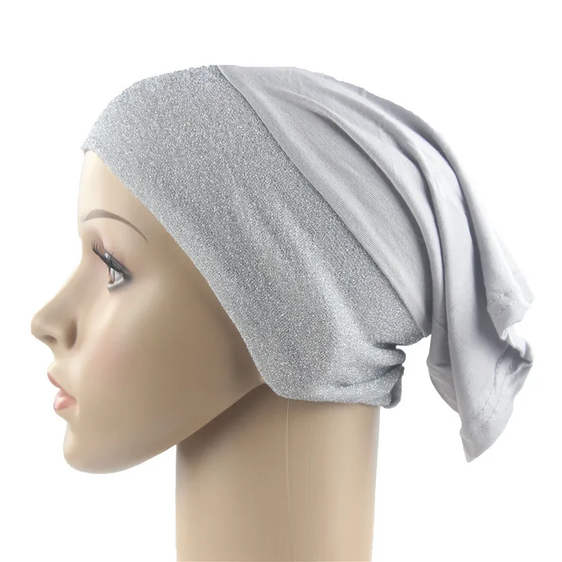 Hijab Plissé Femme - Glitter Turban Fringe - Multicolore - 190x85 Cm - Neuf