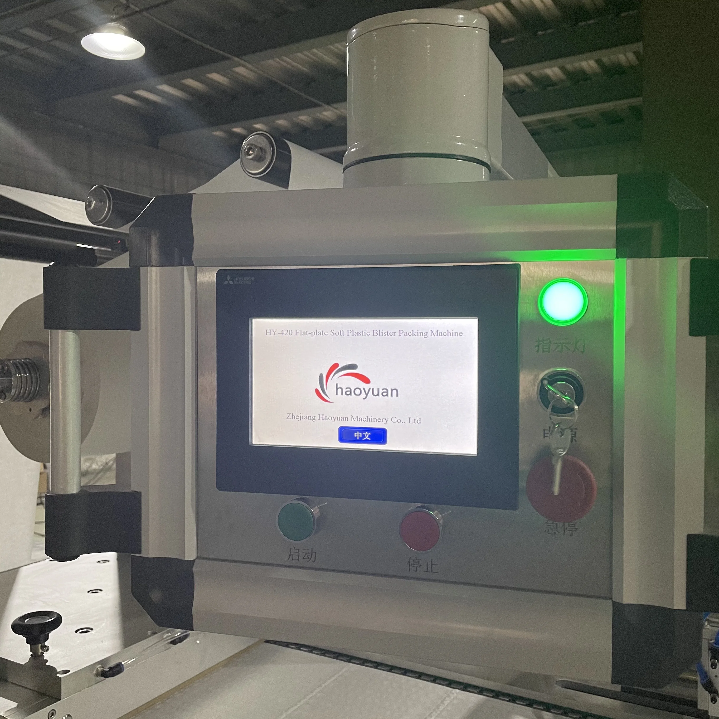 HY-420 Automatic Medical And Surgical Disposable Products Blister Heat Sealing Packaging Packing Machine Price supplier