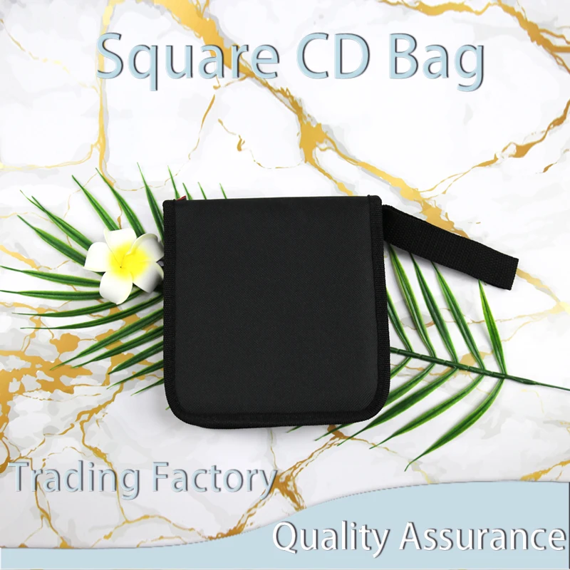 Custom Logo Portable Disc PVC Wallet Holder Bag DVD Binder Book Box EVA CD Storage Bag CD Carry Case supplier